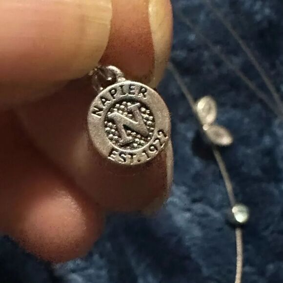 Napier woman’s  blue stone triple strand necklace - Picture 4 of 4